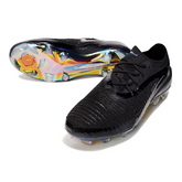 Botas de fútbol Nike Phantom 6 Elite negras para césped natural